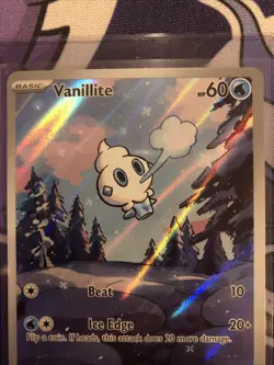 Vanillite 111/086 Sv: White Flare Illustration Rare Holo Pokemon TCG Card - Image 2