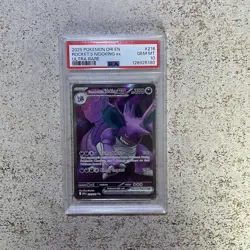 Team Rockets Nidoking Ex 216/182 Ultra Rare Pokemon Card PSA 10 GEM MINT - Image 1