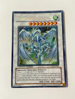 Stardust Dragon CT05-EN001 Secret Rare Limited Edition Yugioh Card - LP - Image 1