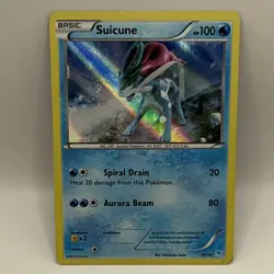 Pokemon Suicune – 30/30 | Holo Rare | XY Fates Collide Promo HP Tcg Card - Image 1