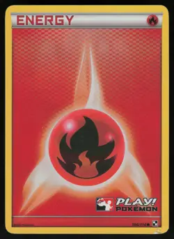Fire Energy 106/114 League & Championship Cards Promo Holofoil Pokemon - Image 1