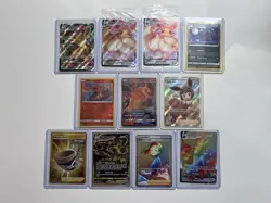 Pokemon Card Lot | 11 Cards | Charizard GX, Sealed Eevee Vmax, Umbreon, & More - Image 1