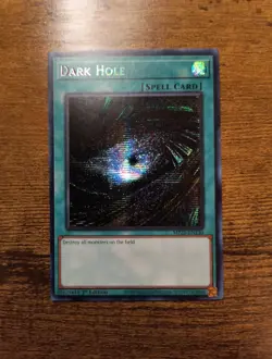 Dark Hole MP25-EN130 Prismatic Secret Rare 2025 Mega Pack 1st Edition Yugioh - Image 1