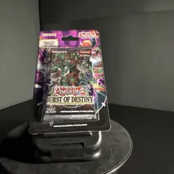 Yugioh-Burst of Destiny-Booster Pack-Factory Sealed-NEW 9 Cards(1 Foil Card) - Image 1