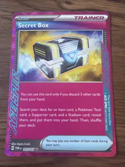 2024 Pokemon TCG Holo Ultra Rare Secret Box Trainer Card - Image 1