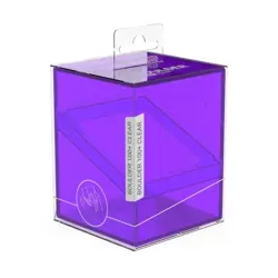 Ultimate Guard Clear Amethyst 100+ Boulder Standard Deck Case Card Box New mtg - Image 1