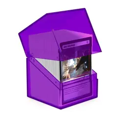 Ultimate Guard Clear Amethyst 100+ Boulder Standard Deck Case Card Box New mtg - Image 3