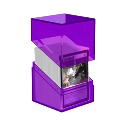 Ultimate Guard Clear Amethyst 100+ Boulder Standard Deck Case Card Box New mtg - Image 4