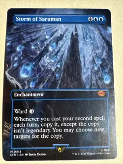 Storm of Saruman (#413) - Foil Extended Art LTR NM MTG - Image 1
