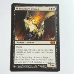 Shadowborn Demon 115 M Magic 2014 (M14) Magic the Gathering MTG LP - Image 1