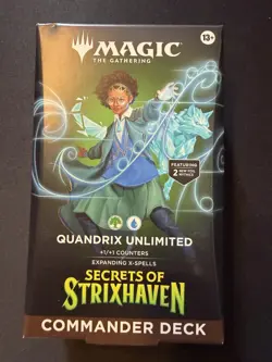 MTG Strixhaven Quandrix Unlimited Commander Deck New/Sealed - Image 1