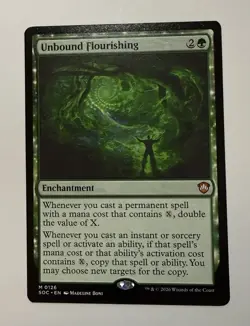 x1 Unbound Flourishing M MTG Commander: Secrets of Strixhaven M/NM, English - Image 1