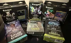 Magic The Gathering Commander Decks Lot EoE, Final Fantasy, and Lorwyn. +More! - Image 1