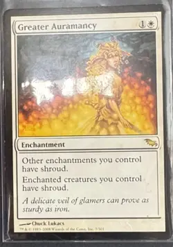 MTG Shadowmoor White Rare Greater Auramancy NM - Image 3