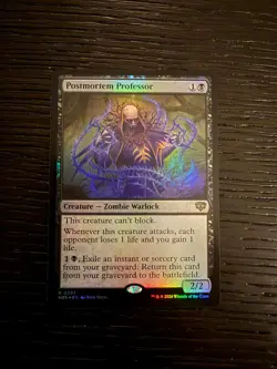 Postmortem Professor Secrets of Strixhaven Foil Rare - Image 1