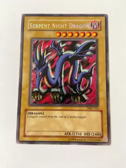Yugioh Serpent Night Dragon MRL-103 Secret Rare Original Print HP - Image 1