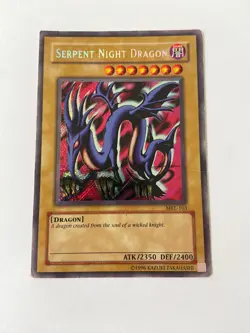 Yugioh Serpent Night Dragon MRL-103 Secret Rare Original Print HP - Image 1