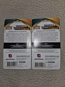 Pokemon Sword & Shield Darkness Ablaze New Blister Pack Hatenna Promo Lot Of 2 - Image 2