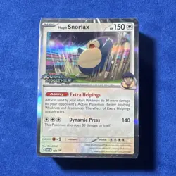 Hop's Snorlax 184 SEALED Journey Together STAMP Promo Holo Pokemon Sealed Deck - Image 1