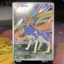 Zacian IR 100/094 Me02: Phantasmal Flames Pokemon TCG - Image 1