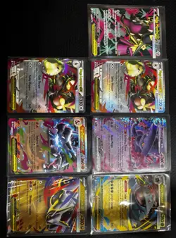 Pokemon TCG Foil GX Card Lot Mega Charizard, Mega Mawile & 9 cards total - Image 1