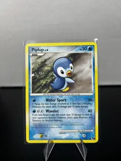 Pokemon TCG Piplup 16/17 POP Series 9 Non Holo 2009 - Image 1