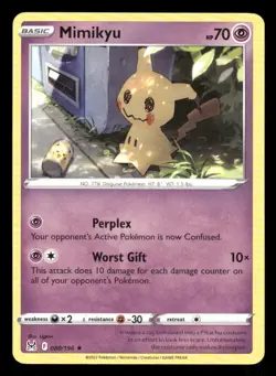Mimikyu 080/196 Rare Lost Origin Pokemon NM/M - Image 1