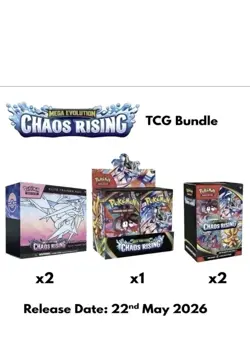 Presale! Pokemon Chaos Rising PKC ETBx2 - Booster Bundlex2 - Booster Box x1 ✅ - Image 1