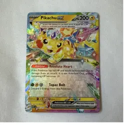 Pokemon Pikachu ex 057/191 Sv08: Surging Sparks Double Rare Holo 200HP - Image 1