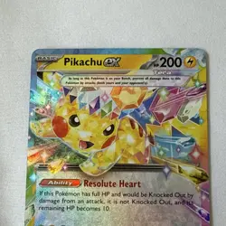 Pokemon Pikachu ex 057/191 Sv08: Surging Sparks Double Rare Holo 200HP - Image 2