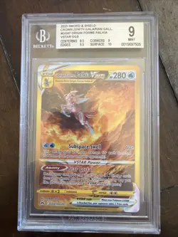 Pokemon TCG Crown Zenith Palkia VSTAR Origin Forme GG67/GG70 BGS 9 Mint - Image 1