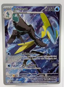 Inteleon 142/132 Illustration Rare IR Pokemon TCG Mega Evolutions - Image 1
