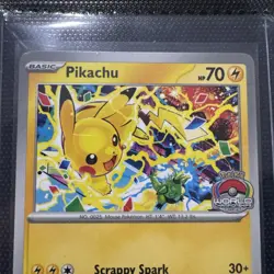 Pokemon TCG - Scarlet and Violet World Championship 2025 Promo - #225 - PIKACHU - Image 2