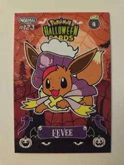 Pokemon Eevee #123 - Halloween Card - Holo - Collectoons - Image 1