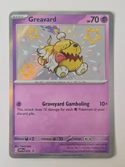 Pokemon Greavard 070 - Scarlet & Violet Base Set - Holo Promo - Baby Shiny - Image 1