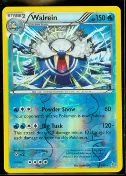 Pokemon WALREIN 26/106 - XY Flashfire - RARE Rev Holo - NEAR MINT/MINT - Image 1