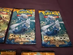 Pokemon TCG Sun & Moon Booster Pack Lot of 7 820650801945 - Image 4