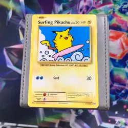 Surfing Pikachu 111/108 Secret Rare - NM Pokemon Card - Image 1