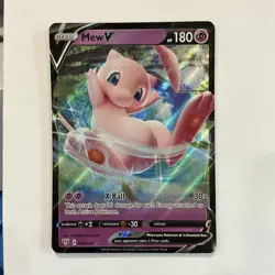 Pokemon Mew V Ultra Rare Holo 069/189 Darkness Ablaze 180HP X Ball Psychic - Image 1