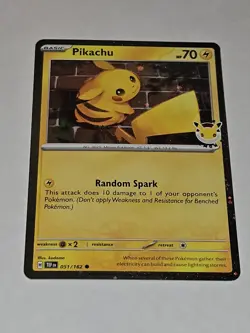 Pikachu Pokemon Day 2026 051/162 30th Anniversary Promo Pokemon TCG - Image 1