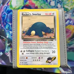 Rocket's Snorlax 33/132 Non-Holo Rare - MP Pokemon Card - Image 1