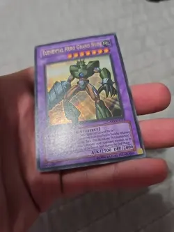 Yugioh Elemental Hero Grand Neos STON-EN035 Ultra Rare 1st Edition LP - Image 2
