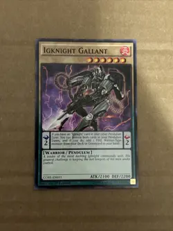 Yugioh! Igknight Gallant CORE-EN031 1st Edition Common - Image 1