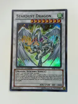 Yu-Gi-Oh Stardust Dragon SHSP-ENSE1 Limited Edition Ultra Rare - Image 1