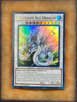 Yugioh Ascension Sky Dragon LEHD-ENB34 Ultra Rare 1st Ed NM - Image 1