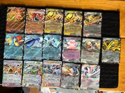 Lot Of 16 Pokemon TCG EX Double Rare Cards, Destined Rivals Surging Sparks Etc. - Image 1