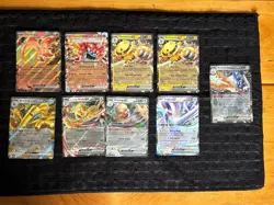 Lot Of 16 Pokemon TCG EX Double Rare Cards, Destined Rivals Surging Sparks Etc. - Image 4