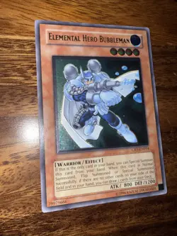 Yugioh: Elemental Hero Bubbleman - CRV-EN014 - Ultimate Rare - Unlimited - VLP - Image 3