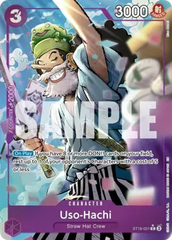 One Piece Uso-Hachi (Alternate Art) - ST18-001 - C - Foil, Near Mint Premium Boo - Image 1