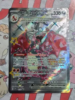 Pokemon TCG Charizard EX Scarlet & Violet Paldean Fates Promo Card #74 - Image 1